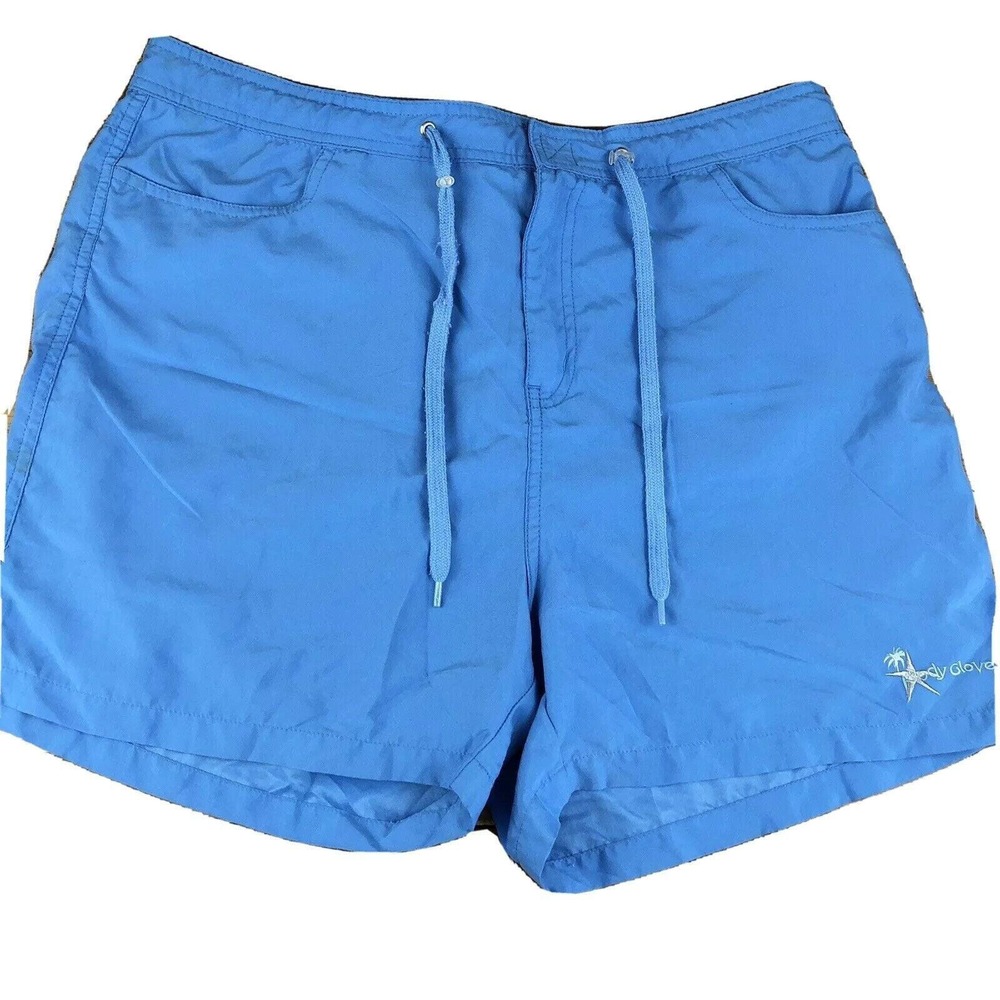 Body Glove Vintage‎ 90s Beach Shorts Size XXL Powder Blue Surfer Beach Gear